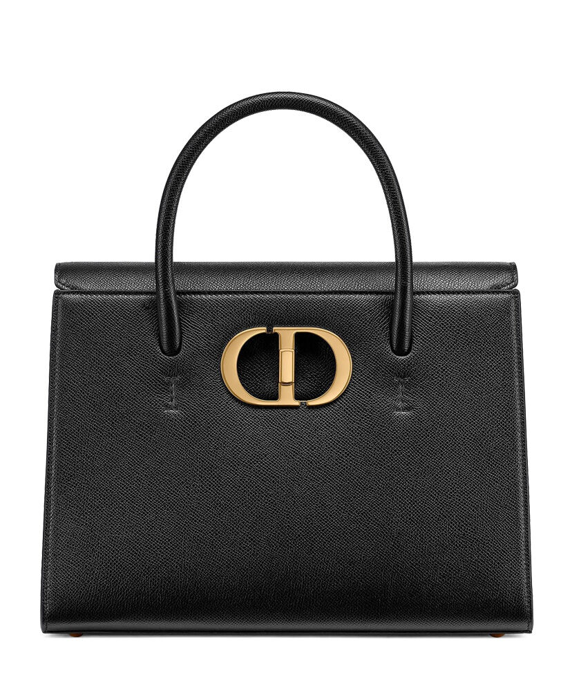 Christian Dior Large St Honore Tote Black